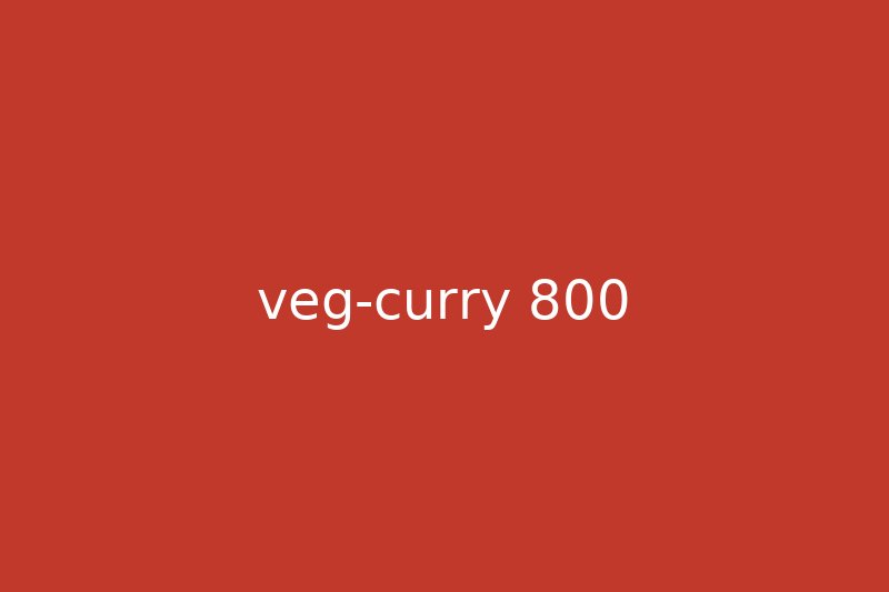 Coconut Vegetable Curry
