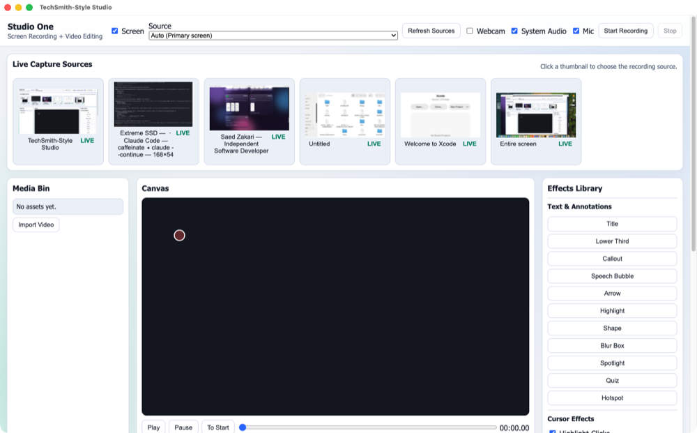 ScreenStudio screenshot 1
